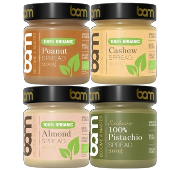 package of 100 bam spreads