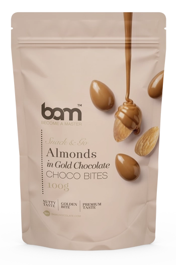 Almonds in Gold Chocolate, 100 g