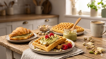 Pistachio spread with white chocolate, 200 g