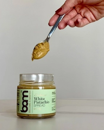 Pistachio spread with white chocolate, 200 g