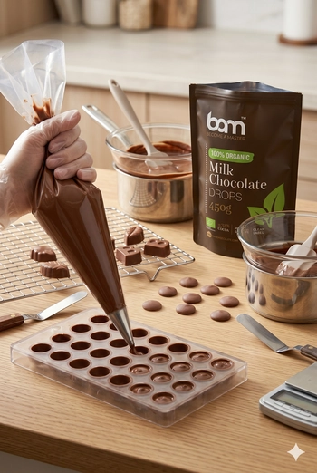 Organic milk chocolate, 250g
