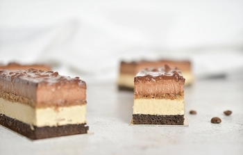RECIPE: Chocolate slices with coffee and walnuts - Mojačokolada.si