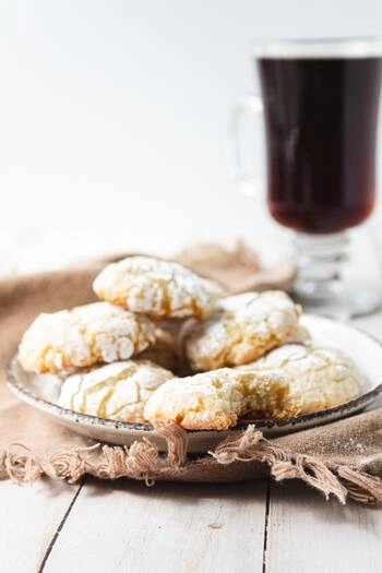 Lemon crinkle cookies