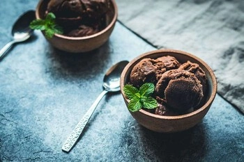 Chocolate sorbet